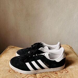 Adidas Black Original Gazelle Shoes
